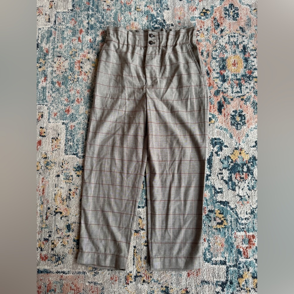 Madewell Plaid Paperbag Tapered Trousers
Size 10 - Picture 2 of 8